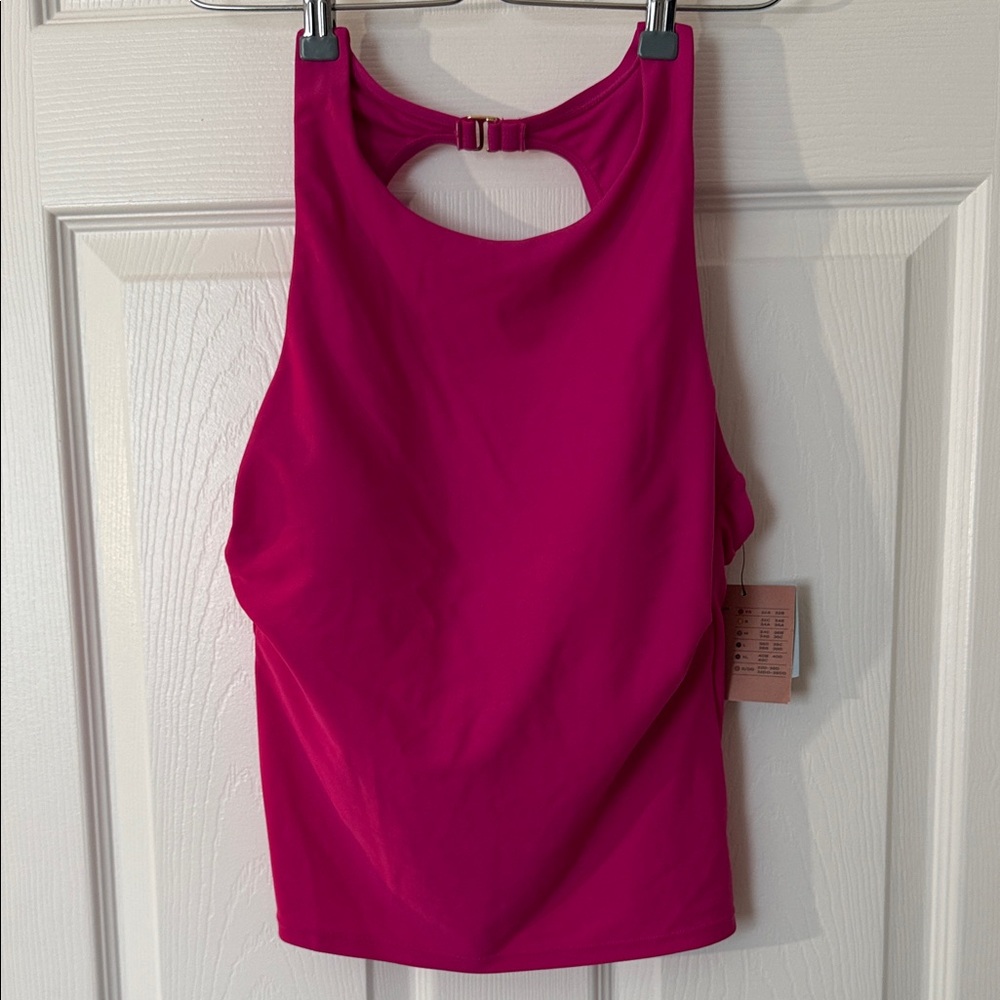 SHADE & SHORE NWT Women's Pink Bathing Suit Top, M